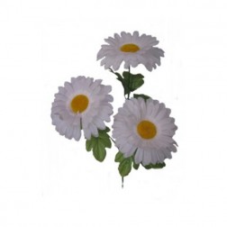 Искусственный цветок Ромашка белая 1 шт.