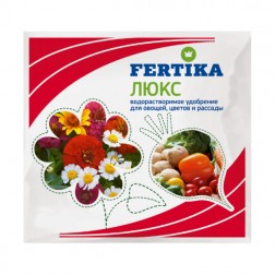 Удобрение Fertika люкс для овощей, цветов и рассады, 100 гр.
